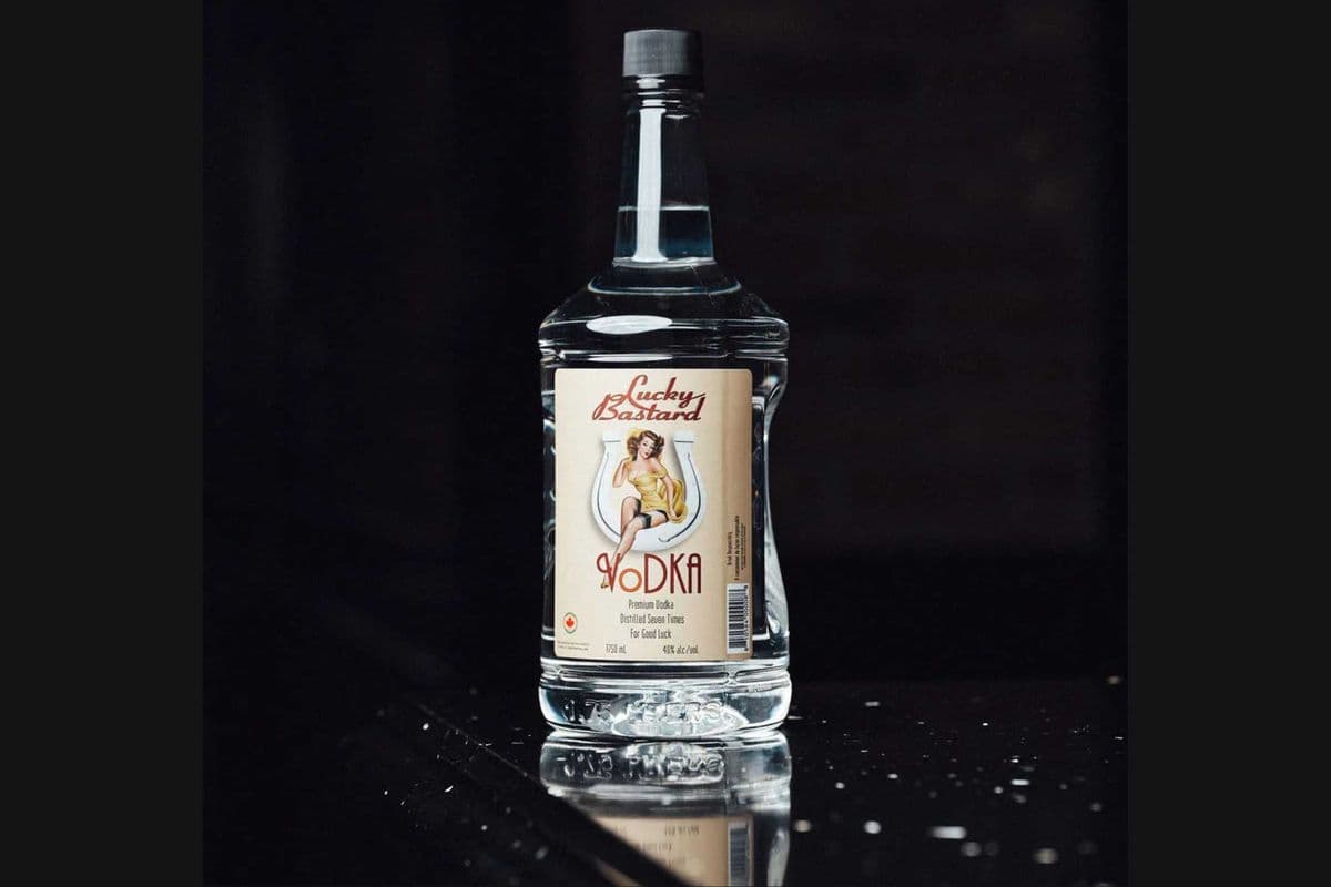 Lucky Bastard Premium Vodka 1750ML (1 x 1750 ml)