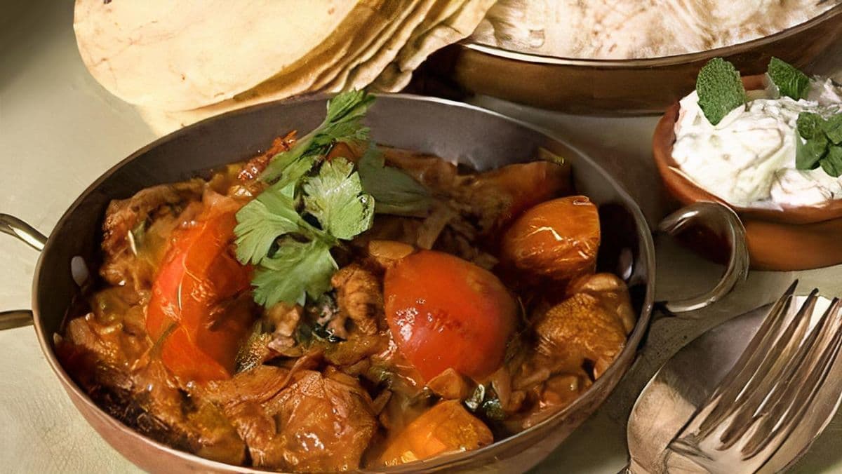 Lamb Roganjosh/Naan combo