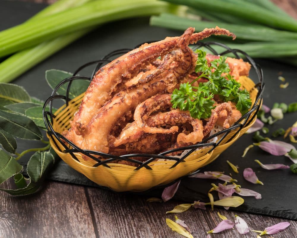 Deep-Fried Squid Tentacle