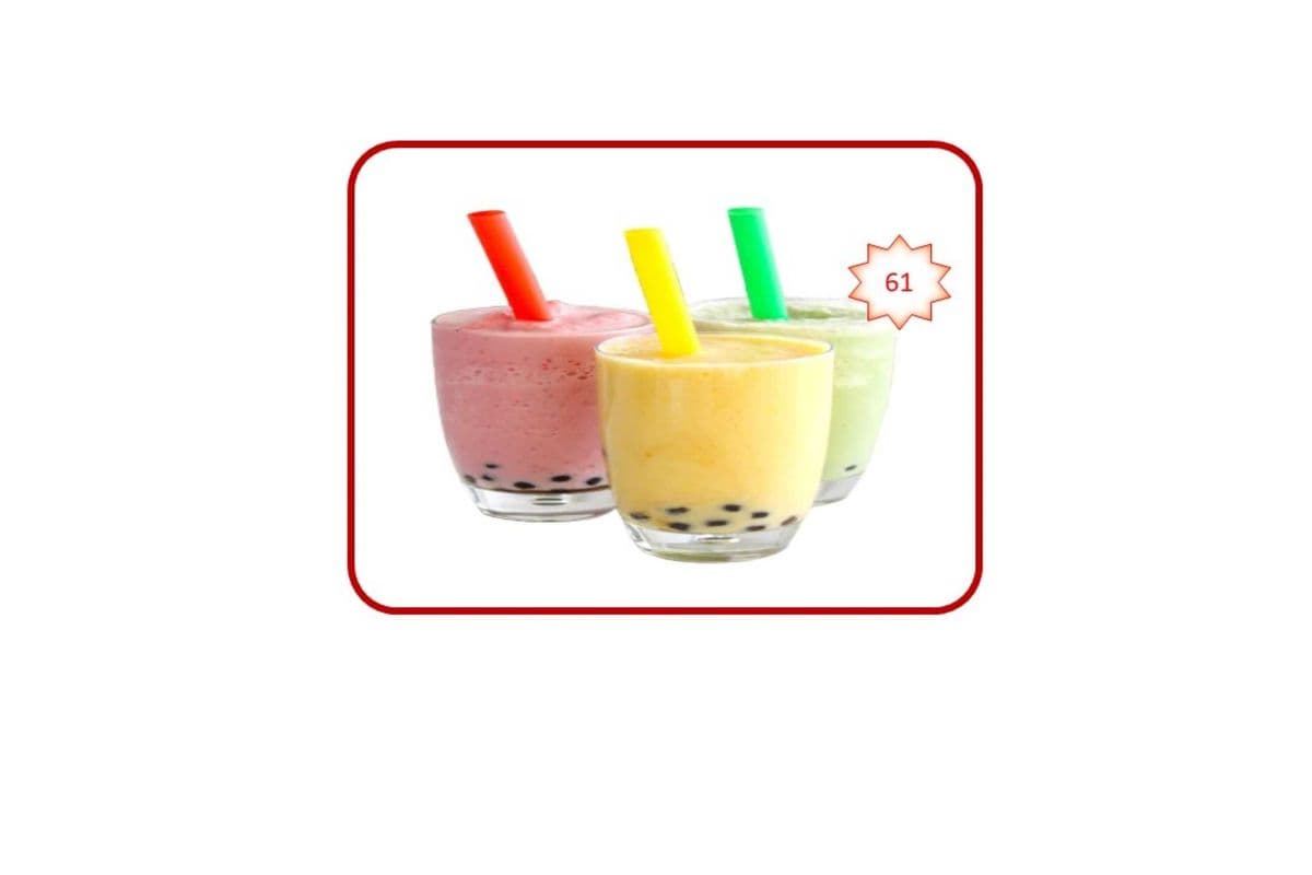 61. Bubble Tea - Fruit(Mango, Strawberry, avocado)