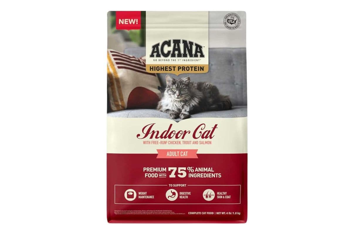 Acana - Highest Protein Indoor Adult Dry Cat Food (4 lbs) (4lb)