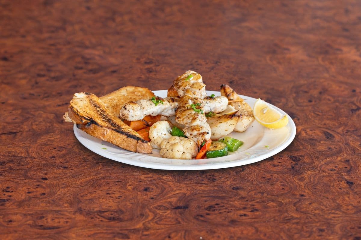 Chicken Souvlaki (2 pcs) (D)