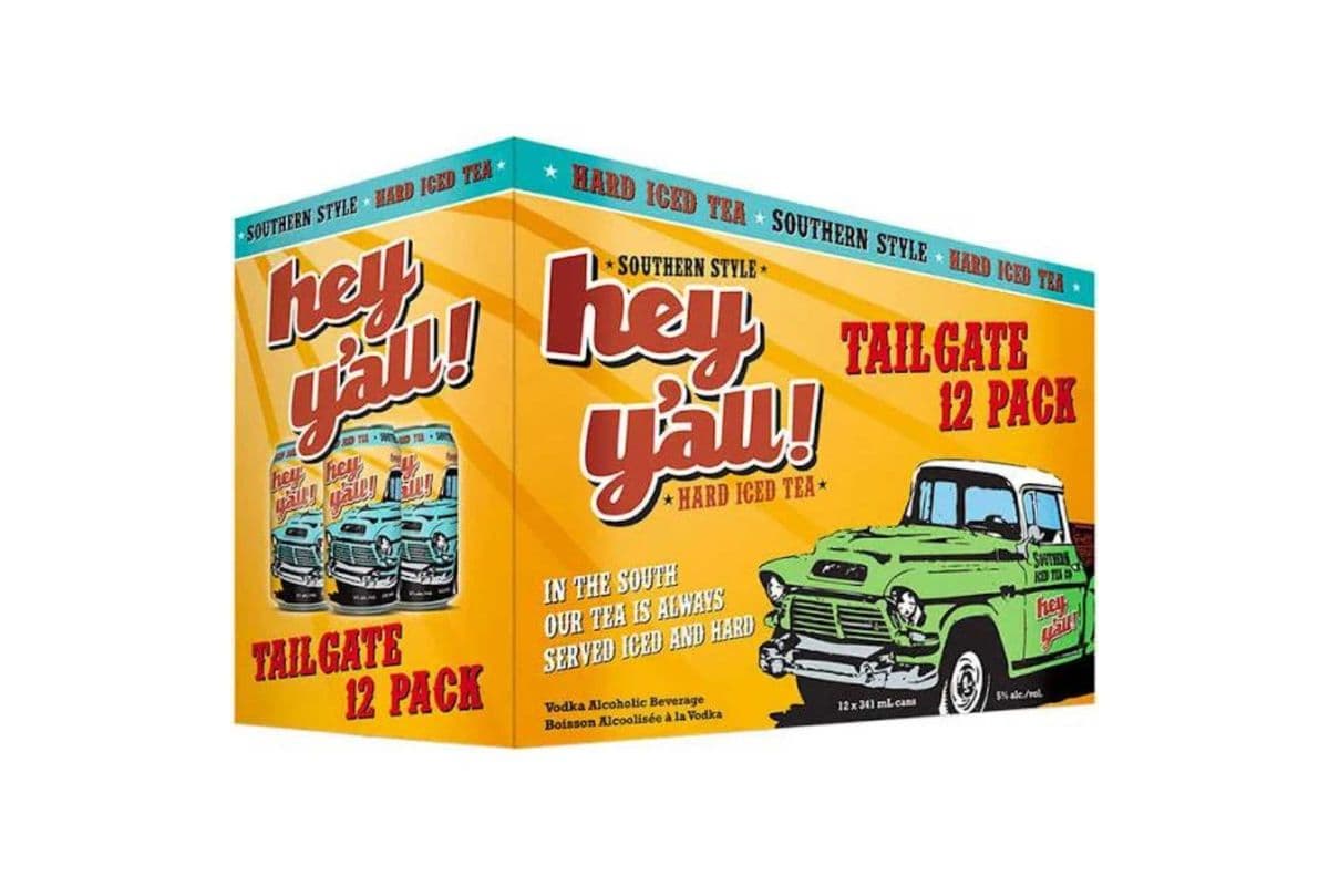 Hey Y’All Southern Style Hard Iced Tea (12 Cans) (12 x 355ML)