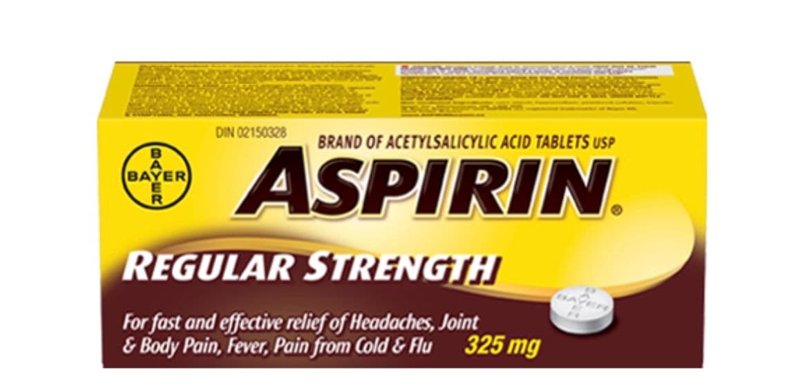 Aspirin Regular Strength (50 Tablets)