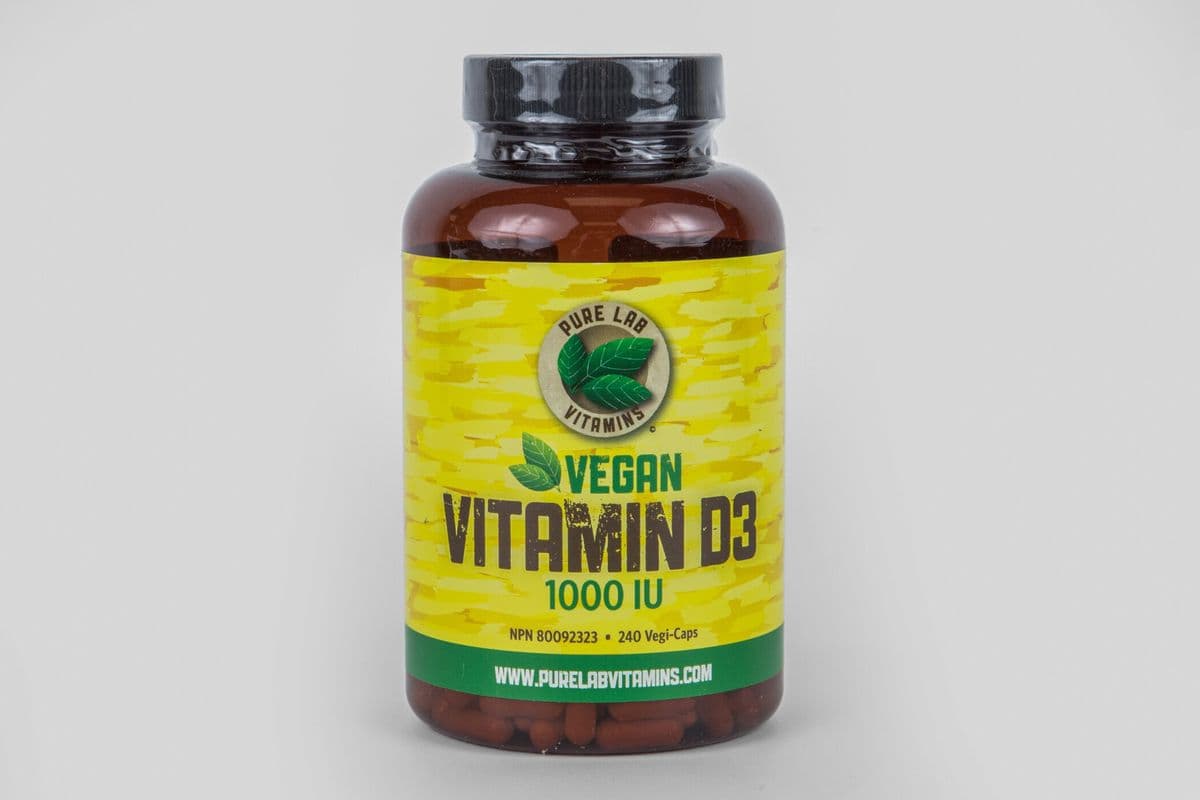 Pure Lab Vegan Vitamin D3 1000 IU (240 vcaps)