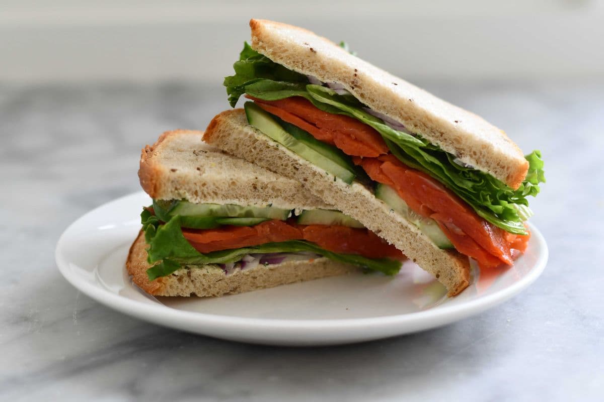 Smoked Wild Salmon Sandwich