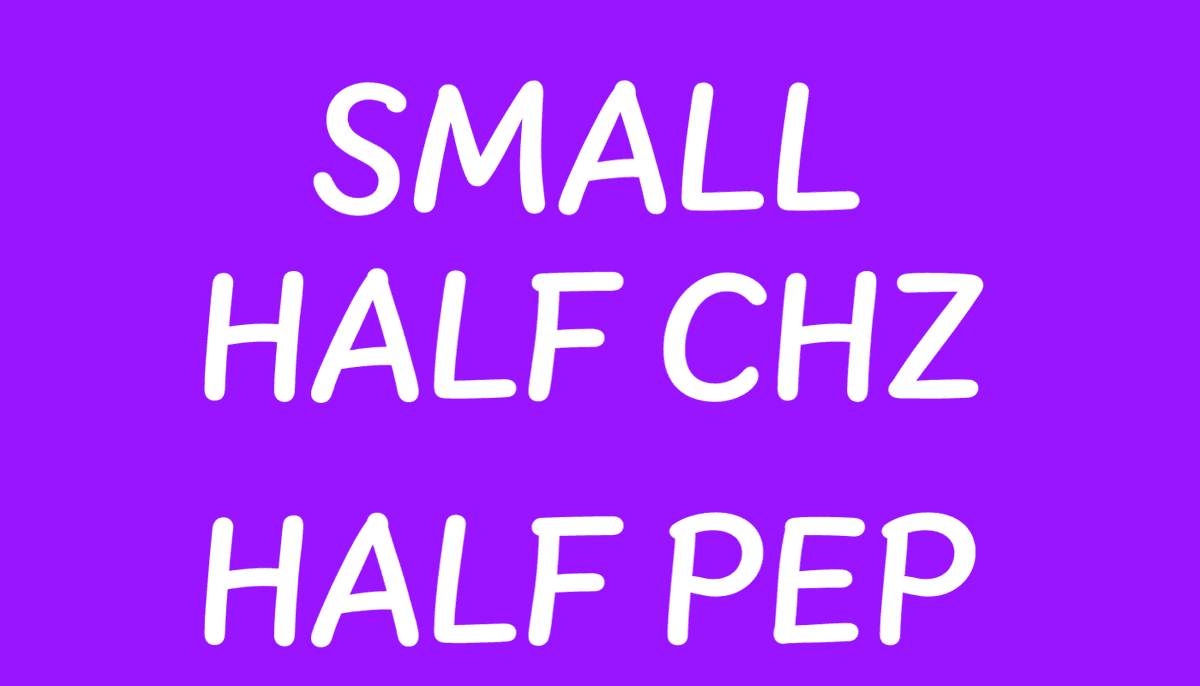 Small Half Chz Half Pep