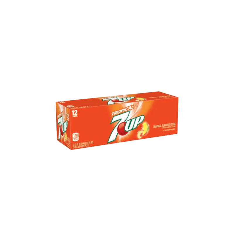 7-UP Tropical 12-Pack - USA (355ml)