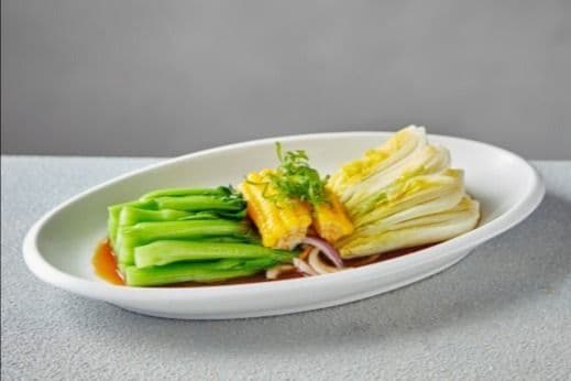 Stir Fry Two Vegetables / 白灼双拼
