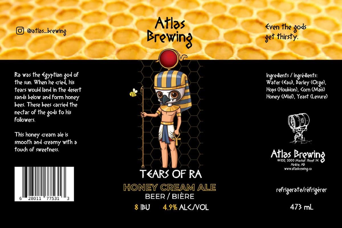 Tears of Ra Honey Cream Ale (1 x 473 ml)