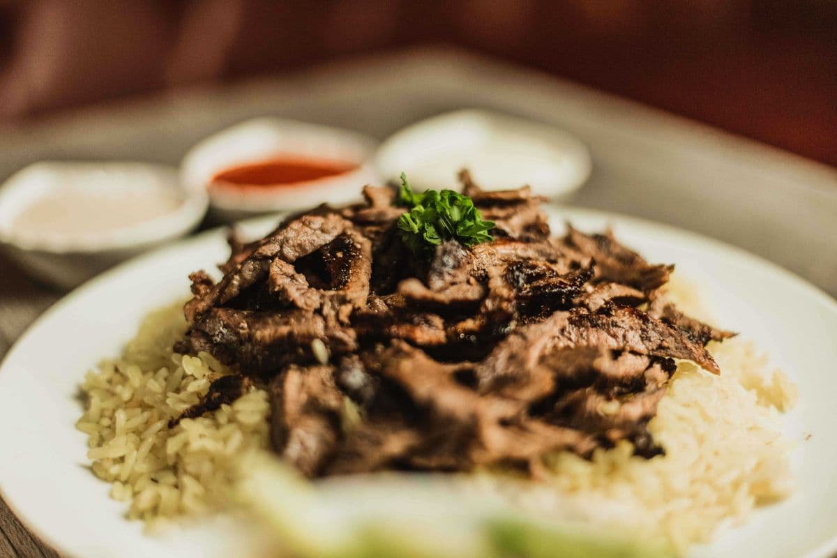 Beef Shawarma On Z'Rocks (Rice)