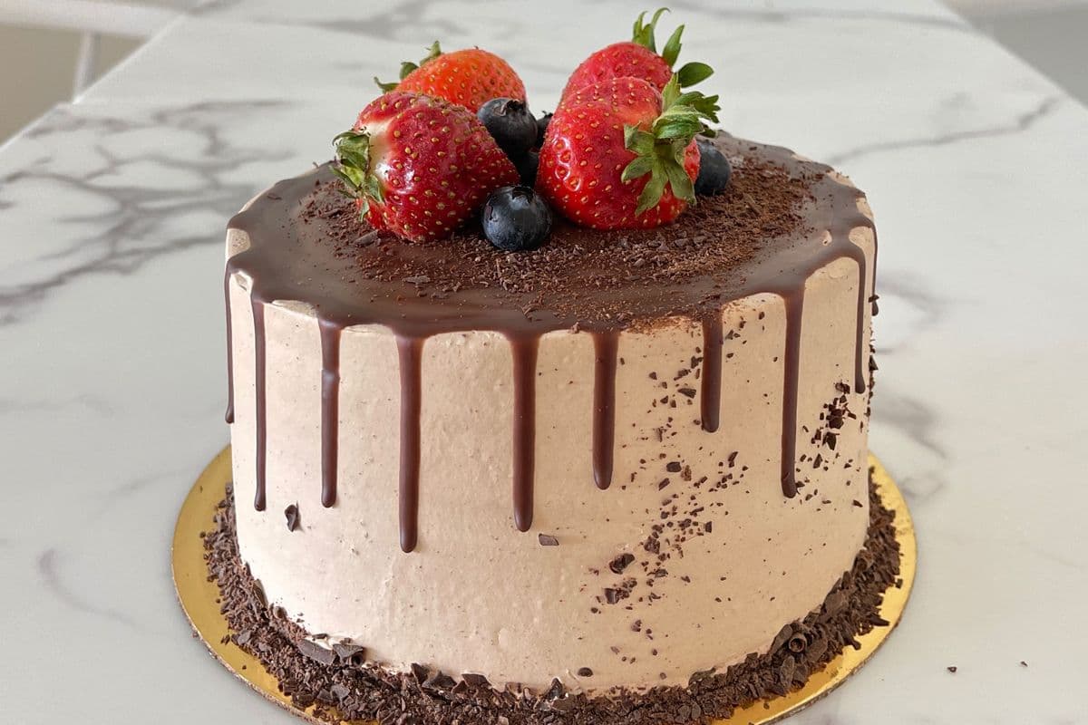 Chocolate Mixed berries Cake