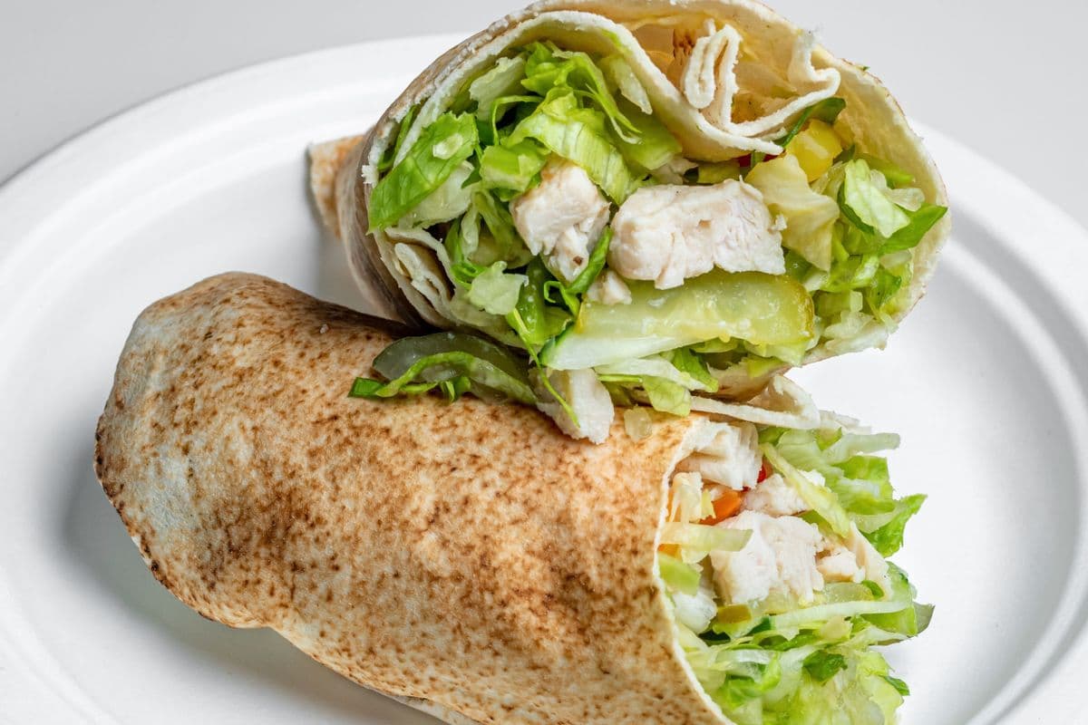 Chicken Caesar in Pitta