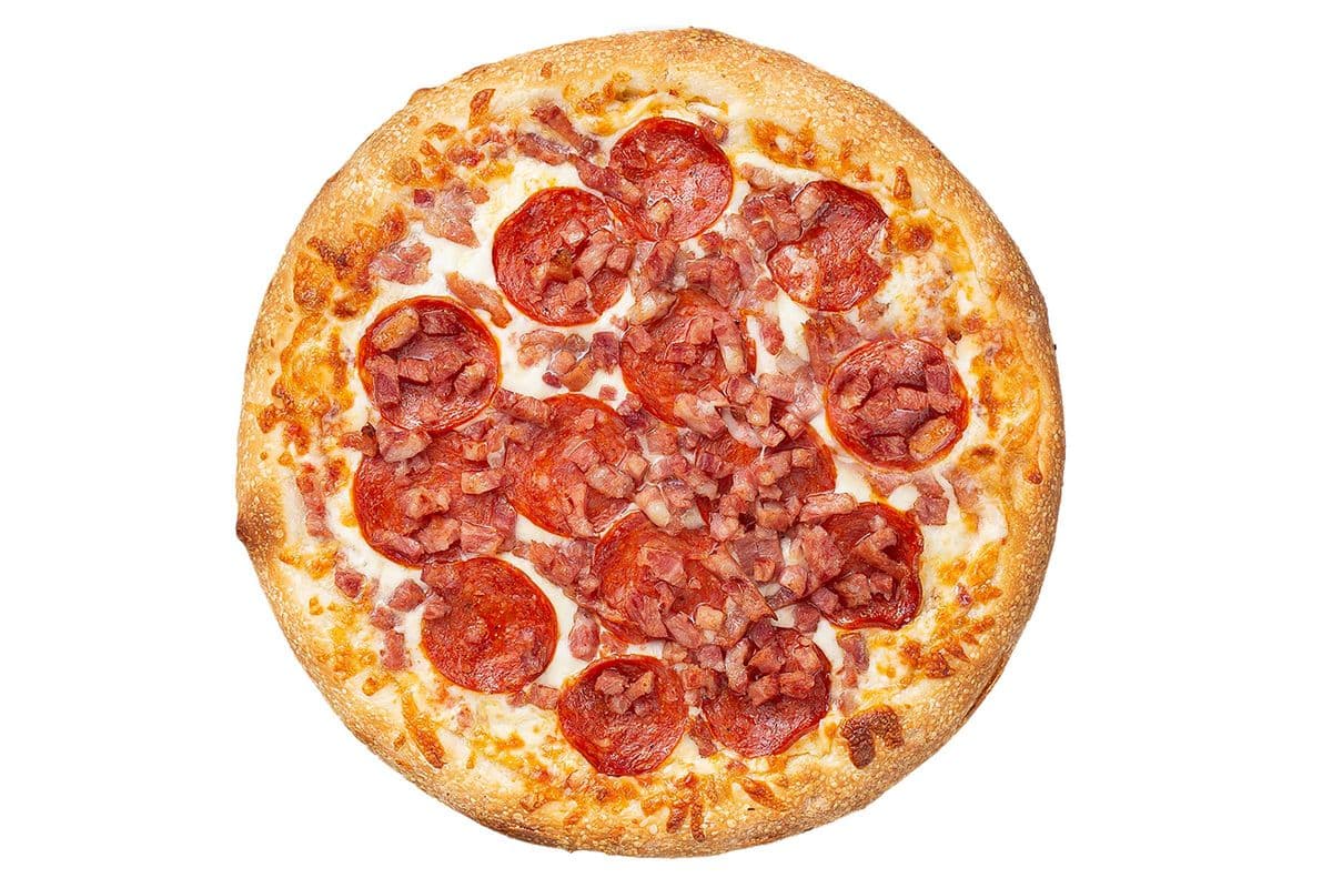 Pepperoni and Bacon Pizza