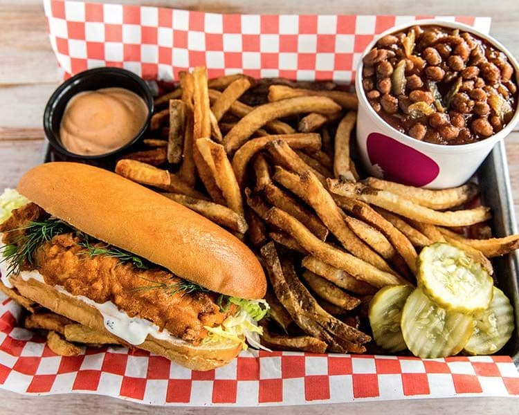 Buffalo Dill Sandwich Deluxe Combo