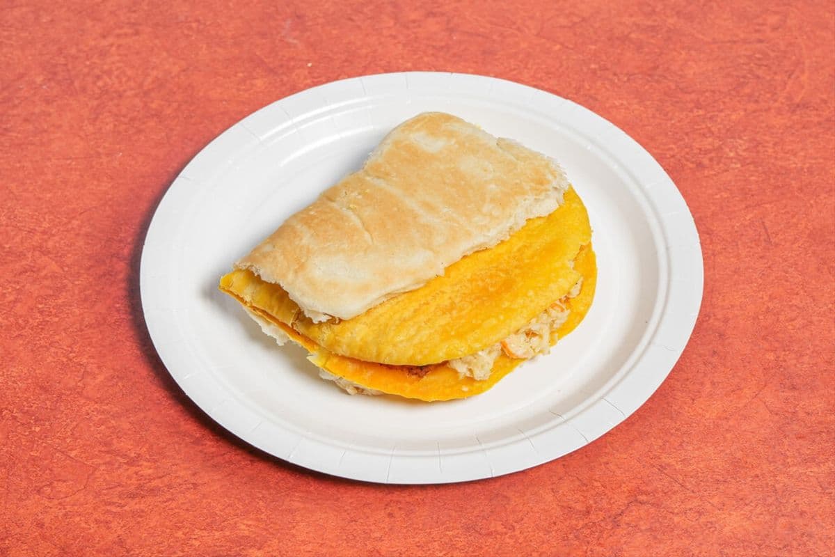 Stuffed Patty with Jerk Chicken