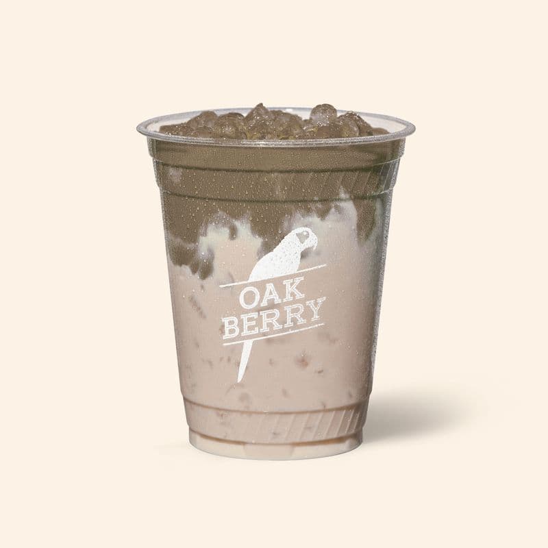 Iced Hojicha Latte