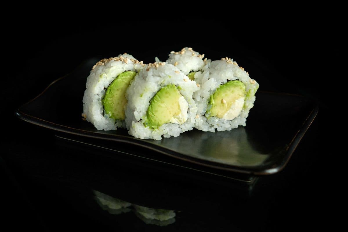 Avocado and Cream Cheese Roll