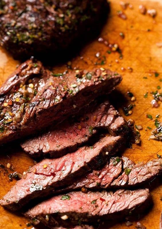 Bavette de Boeuf Marinade Maison / Beef Flank Steak House Marinade
