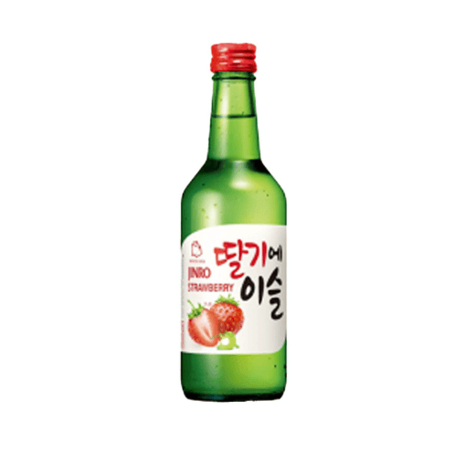 JINRO Strawberry, Bottle Soju (360ml) (13.0% ABV)