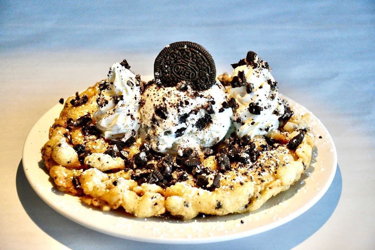 Fresh Oreo Funnel Cake