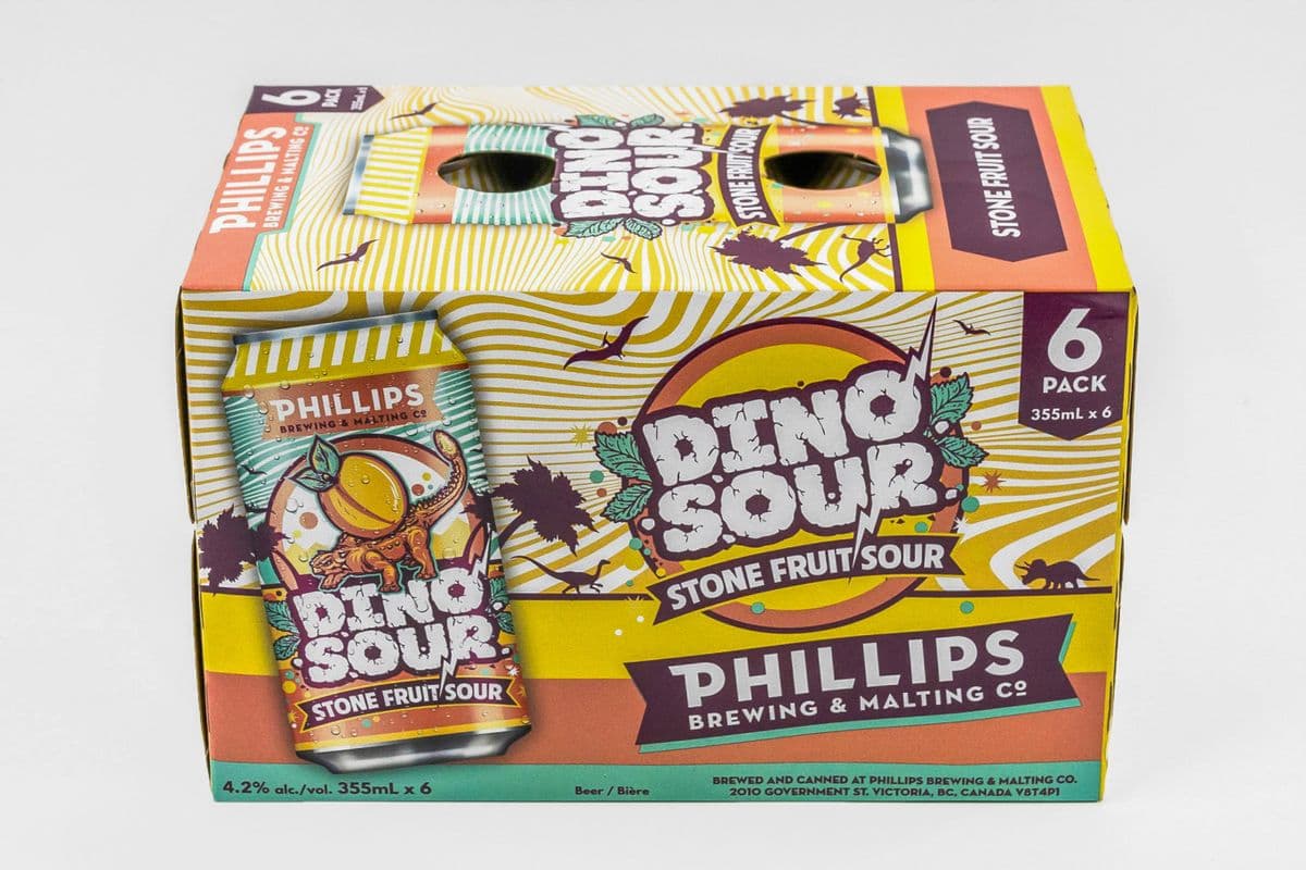 Phillips - Dino Sour Stone Fruit (8 x 355ml cans)