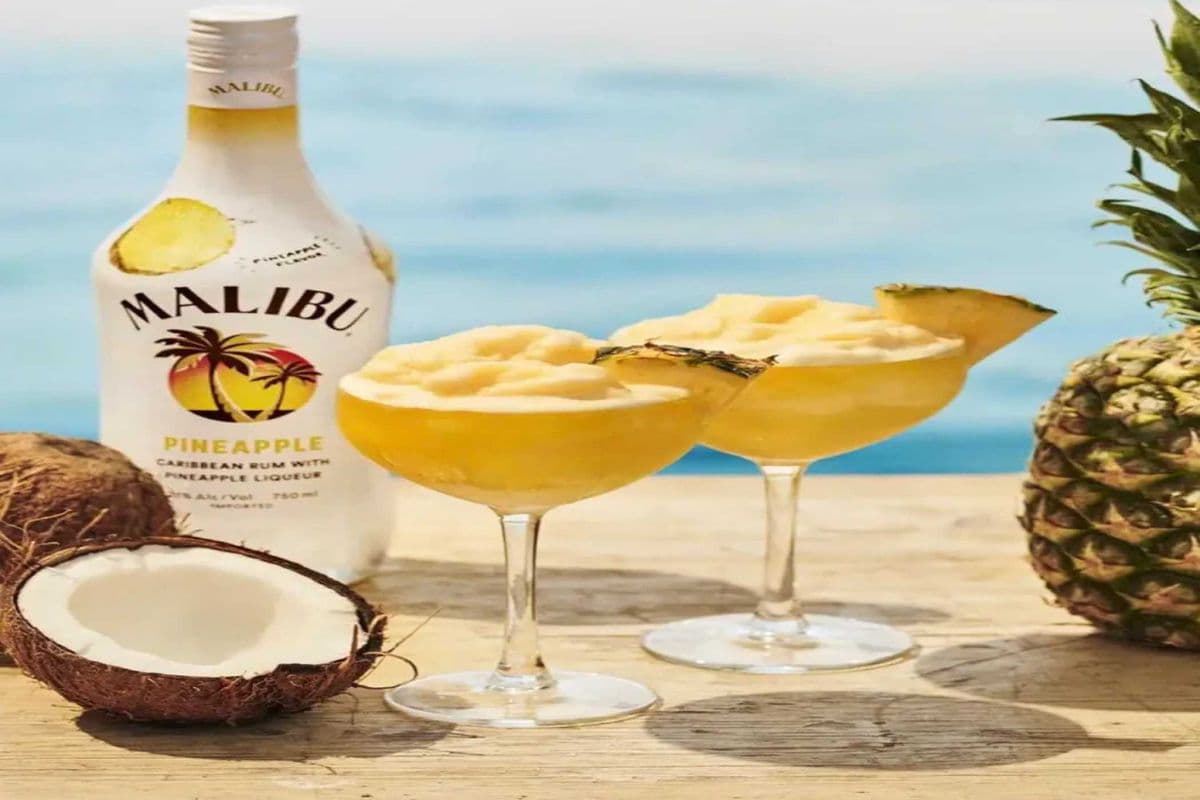 MALIBU PINEAPPLE RUM 750ML (1 x 750ML)
