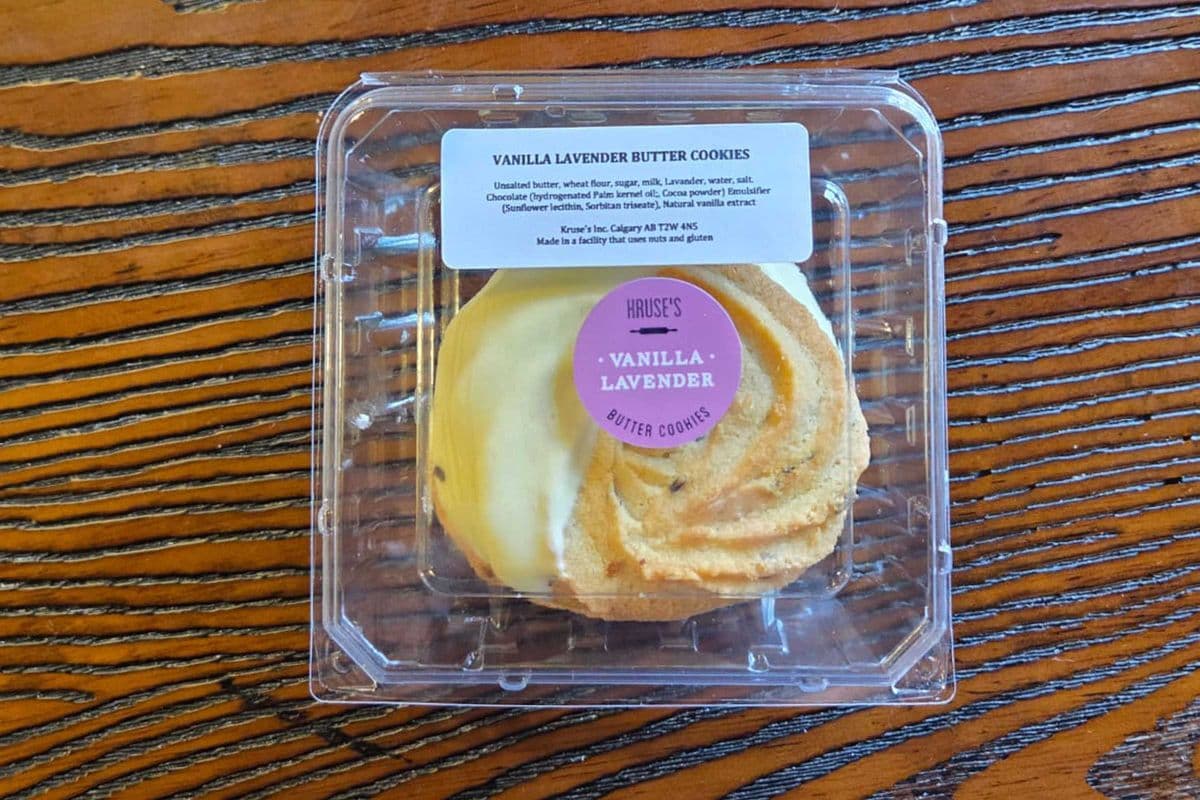 Vanilla Lavender Butter Cookies (3 pack)