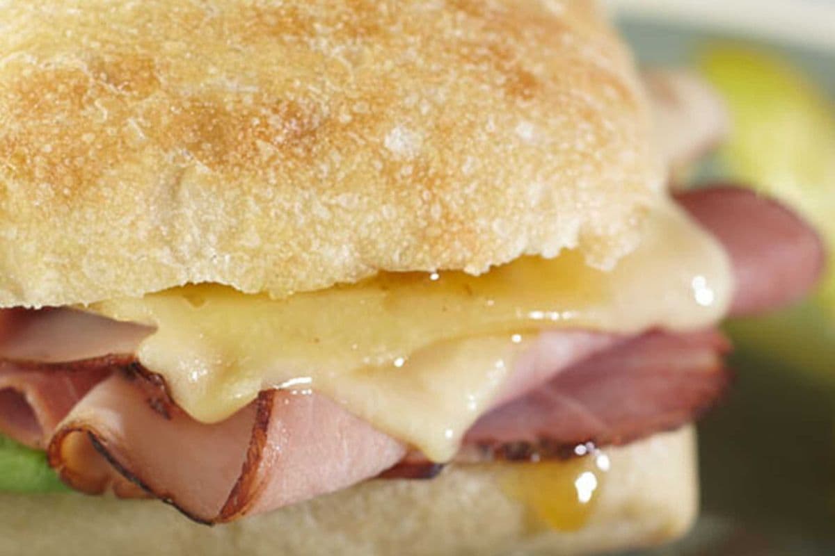 Europa Smoked Ham and Swiss Cheese Melt Sandwich