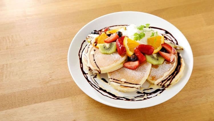Mixed Fruit Chocolate Pancake