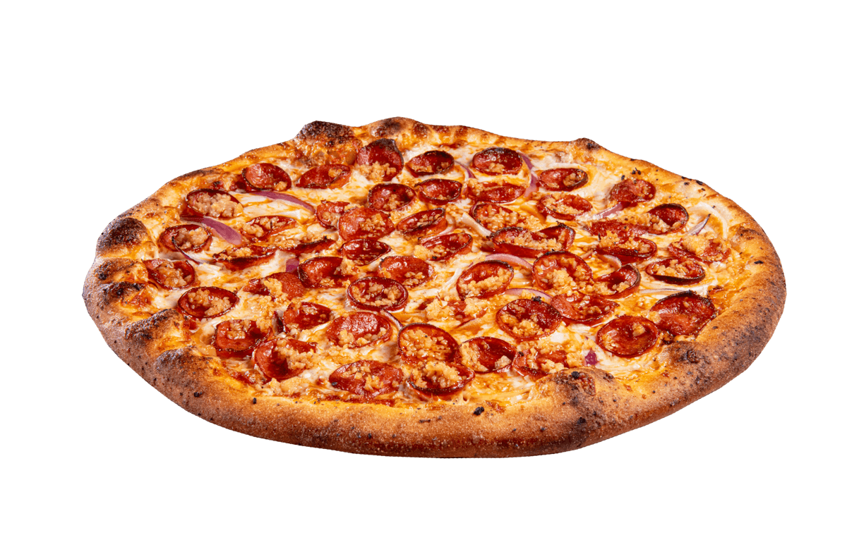 MEDIUM 12" - Stinkin' Cup N Char Pepperoni Pizza
