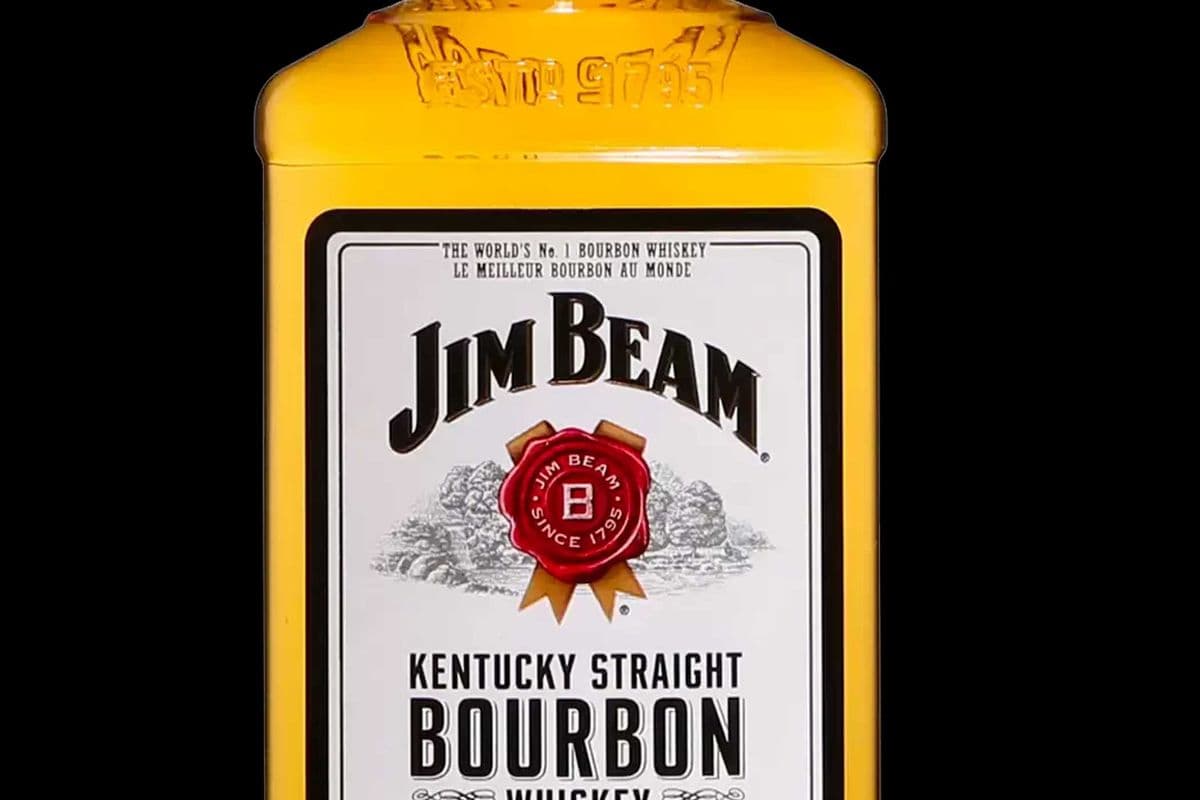 Jim Beam Kentucky Bourbon Whiskey (375 ml Bottle) (1 x 375ml)
