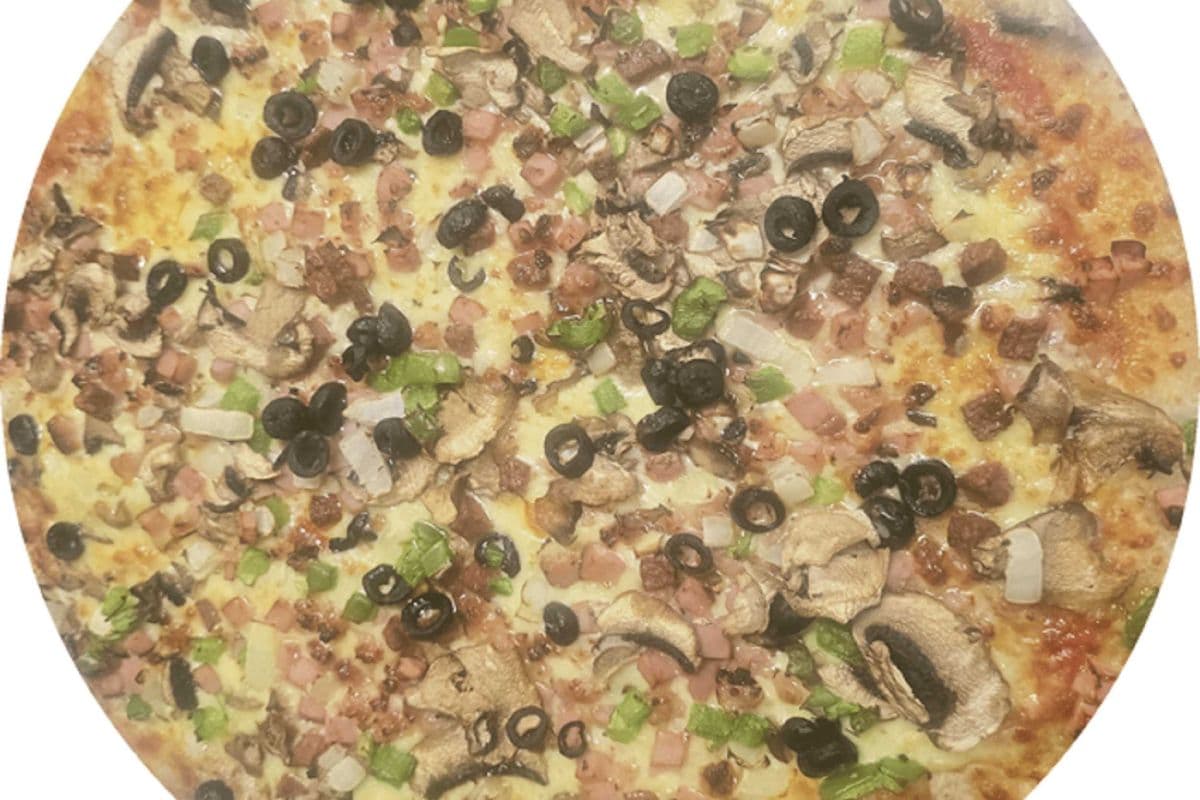 10. X-Large Pizza Mia's Special Pizza