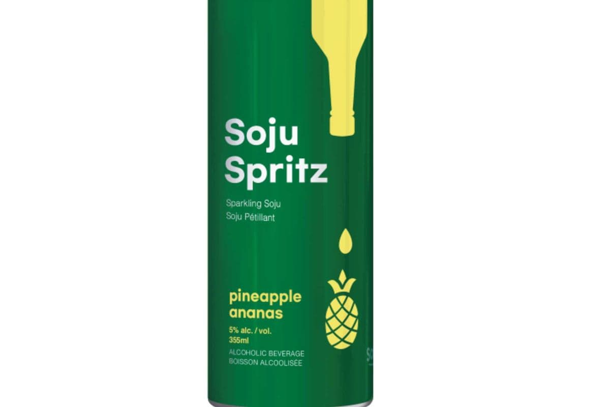 Soju Spritz Pineapple 355ml (1 x 355ml)