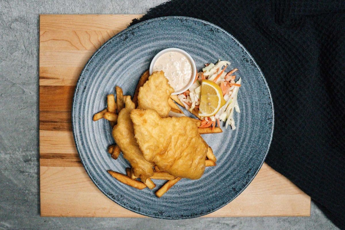HALIBUT + CHIPS