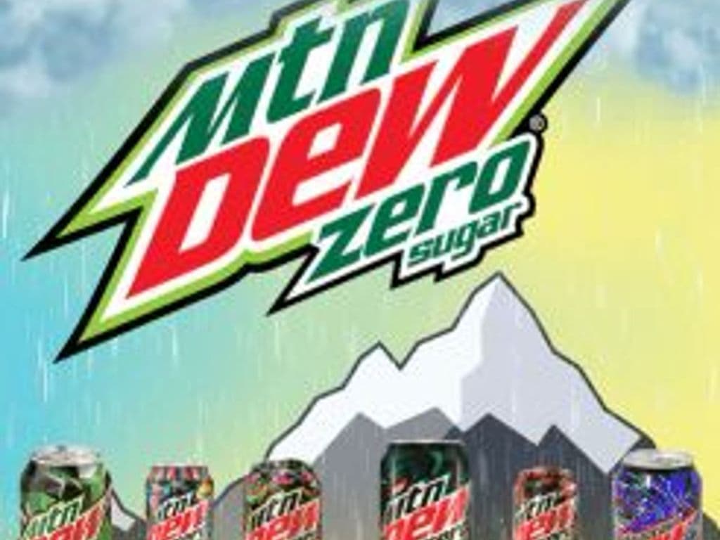 MOUNTAIN DEW ZERO SUGAR CAN