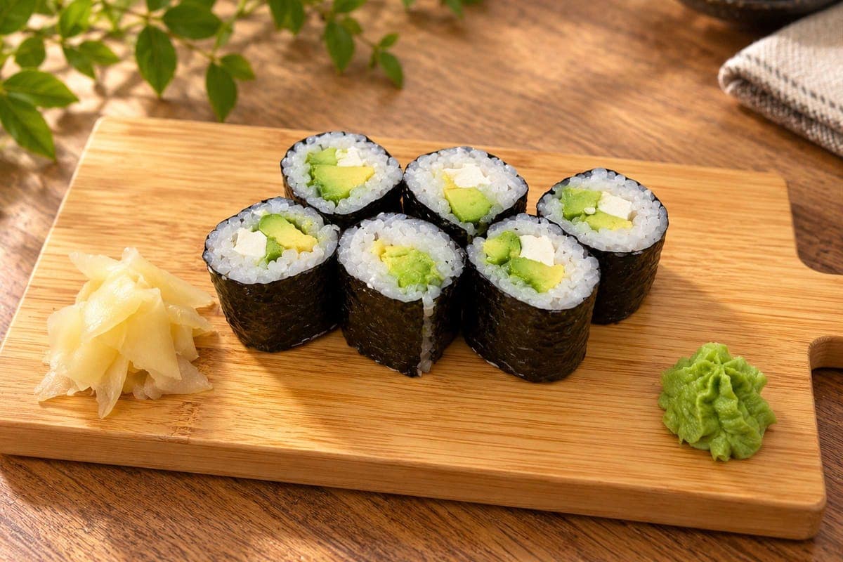 Avocado with Cream Cheese Maki