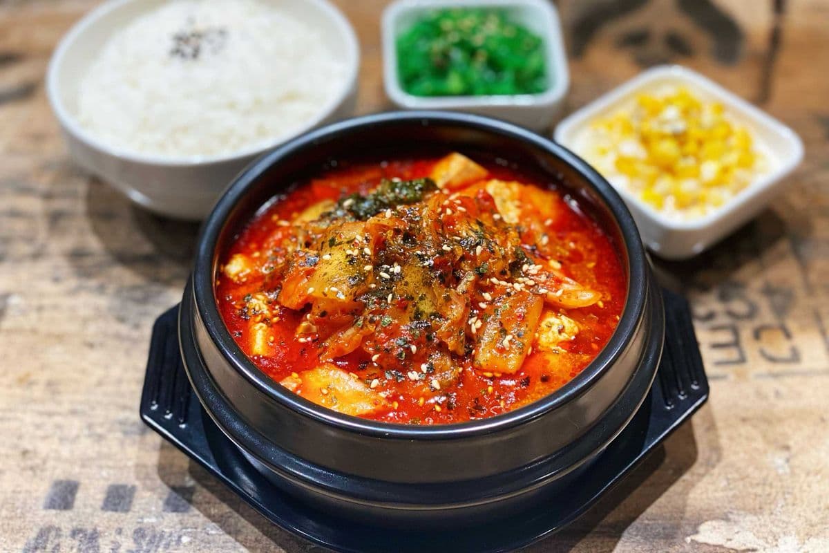 Kimchi Tofu Soup