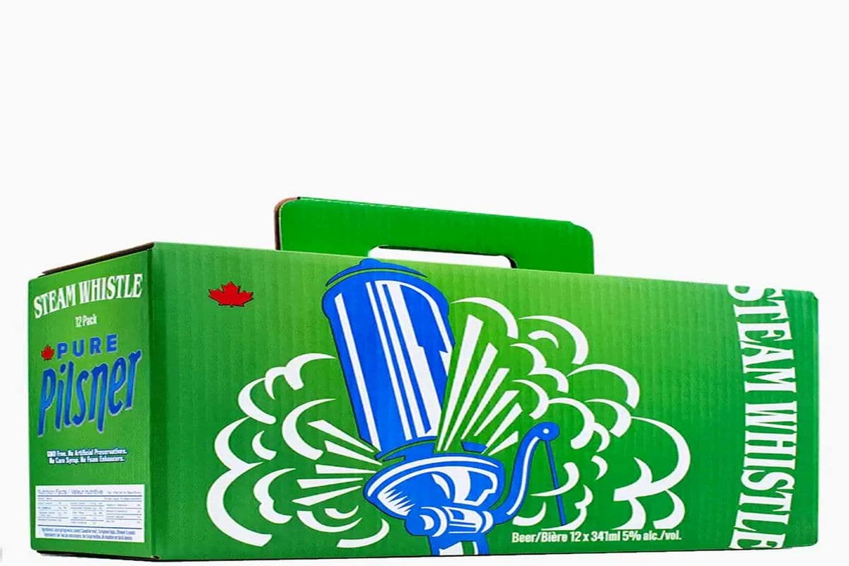Steam Whistle Premium Pilsner 12 Bottles (12 x 341 ml Bottles)