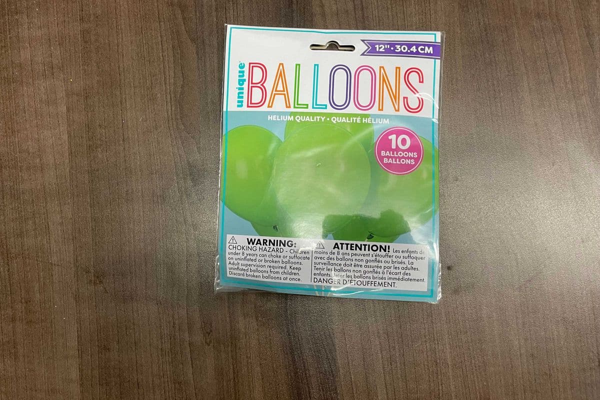 Balloon Latex 12" Lime Green 10pk (10 Pack)