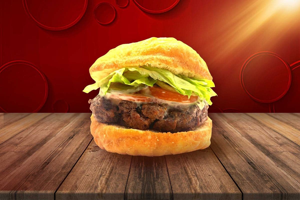 Bannock Bison Burger