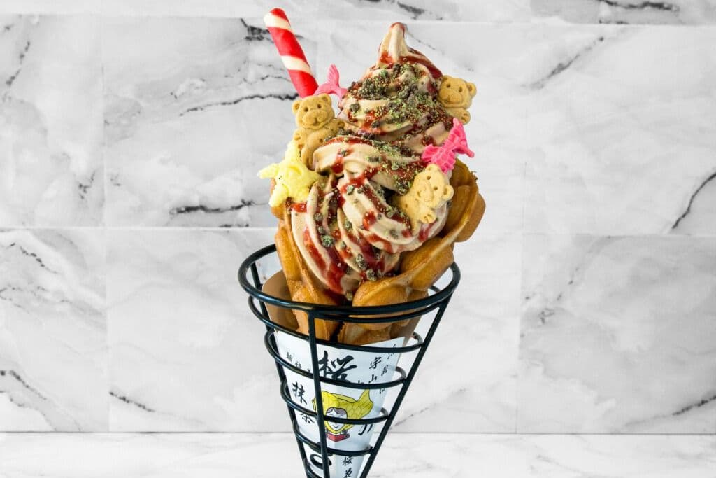 Bubble Waffle Ice Cream