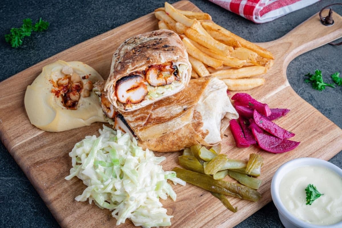 Traditional Lebanese Shish Tawouk Tabliya
