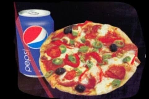 #2. 8" Specialty Pizza and Canned Pop