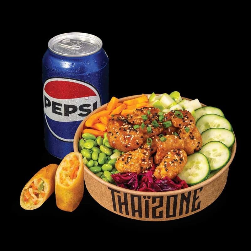 pokethai poulet tao orange trio