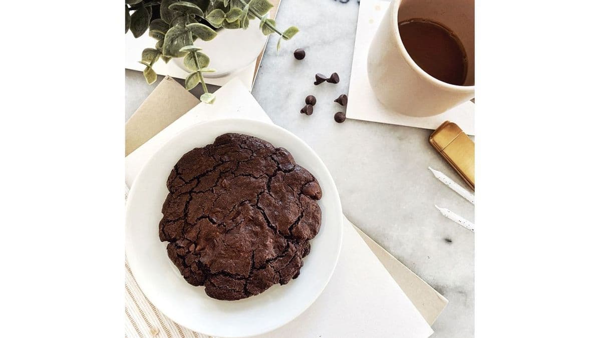 Vegan Double Chocolate Cookie