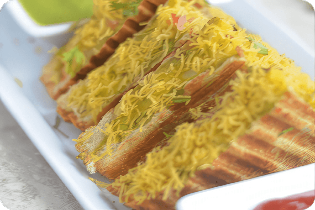 Aloo Mutter Sandwich