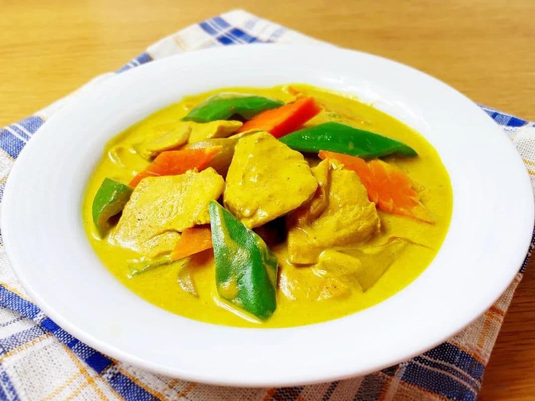 Curry Chicken with Bell Peppers and Onion / 咖哩雞片