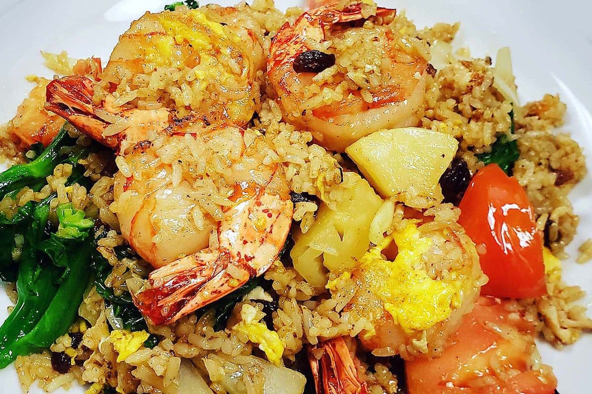 Pineapple Fried Rice Shrimp
