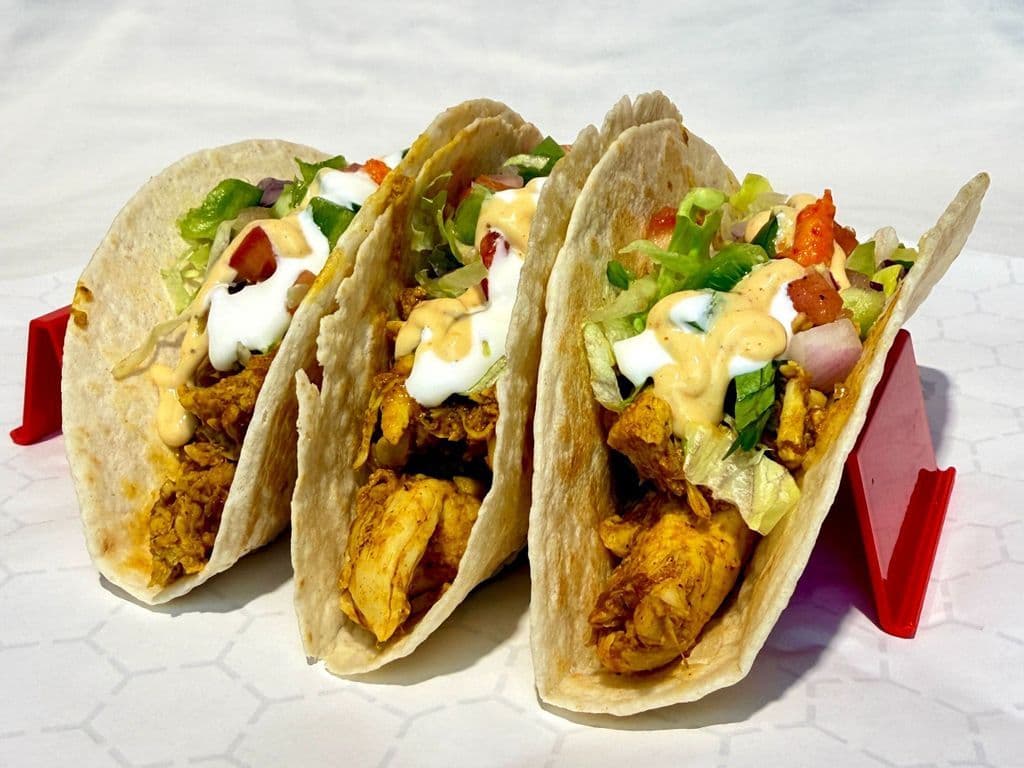 Spicy Chicken Curry Tacos